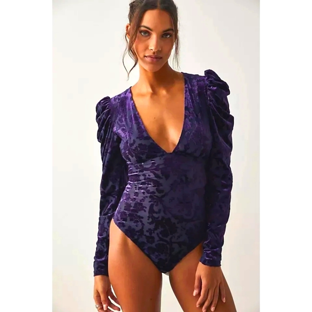 Free People Magic Hour Bodysuit Size S